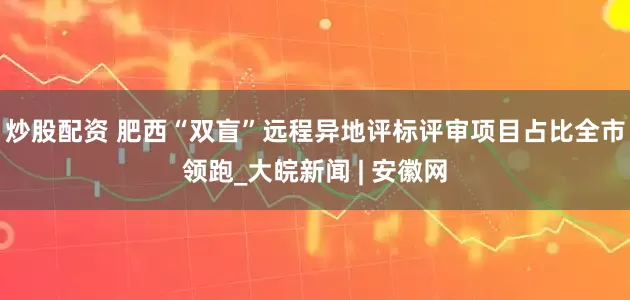 炒股配资 肥西“双盲”远程异地评标评审项目占比全市领跑_大皖新闻 | 安徽网